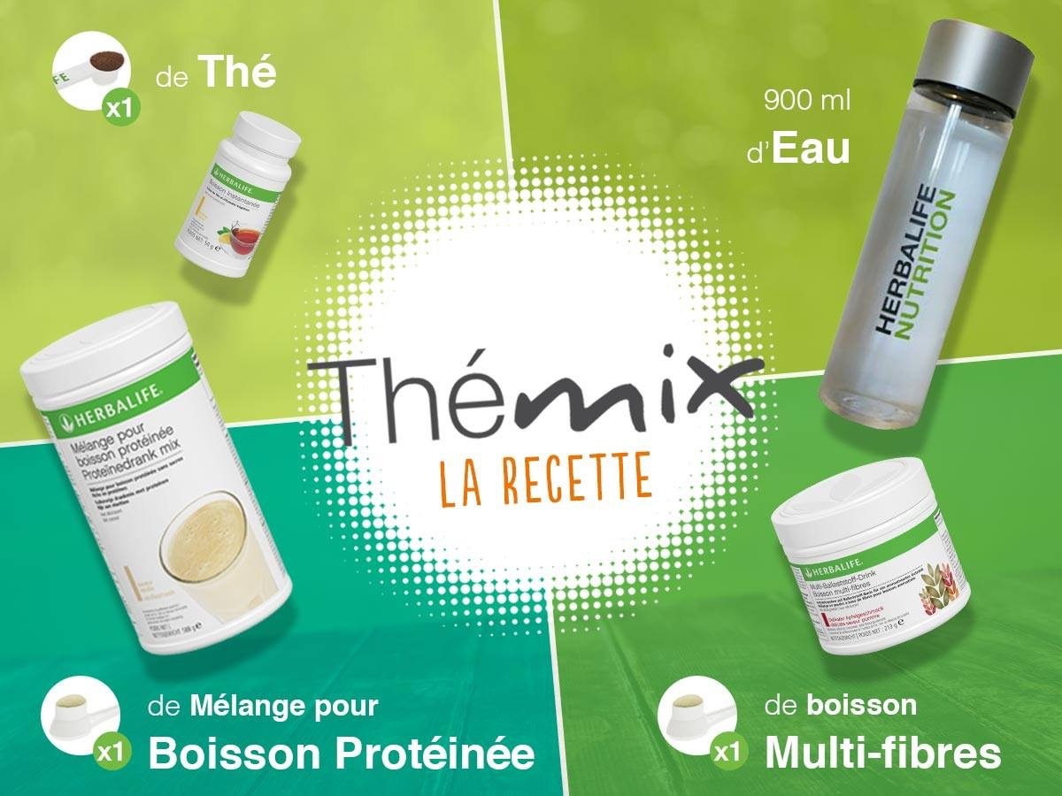 pack boisson minceur Herbalife Thémix