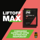 Boisson énergisante LiftOff® Max H24 Pamplemousse Herbalife Nutrition. 10 sachets de 4.2g