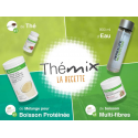 Cocktail minceur Thémix Herbalife. Pack de 3 produits avec 1 thé + 1 boisson multi-fibres + 1 boisson protéinée (PDM)