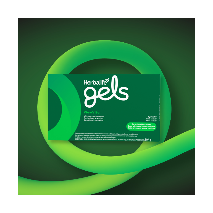 Gels ViewVita Herbalife - 30 gommes saveur baies rouges et agrumes