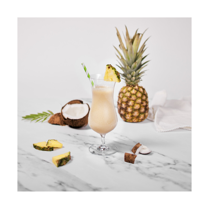 Shake Herbalife Pina Colada, délicieux et nutritif pour un en-cas équilibré.