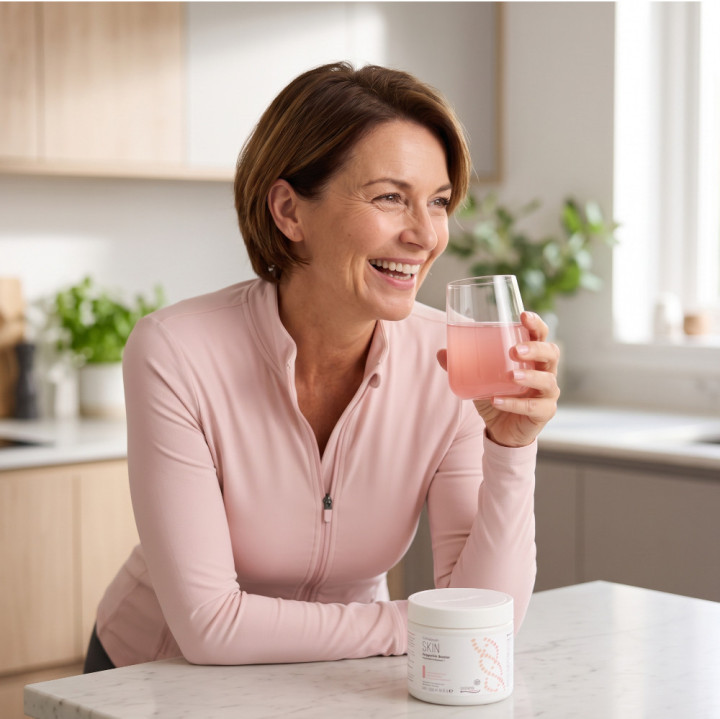 Collagen Skin Booster Herbalife – Boisson au collagène fraise citron