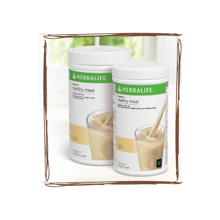 Boisson prise de poids Formula 1 Herbalife à la Vanille pour une nutrition équilibrée