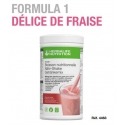 Boisson prise de poids délice de fraise Formula 1 Herbalife Nutrition. Vegan et sans gluten