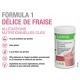 Profitez d'une nutrition équilibrée avec le repas prise de poids Herbalife délice de fraise 