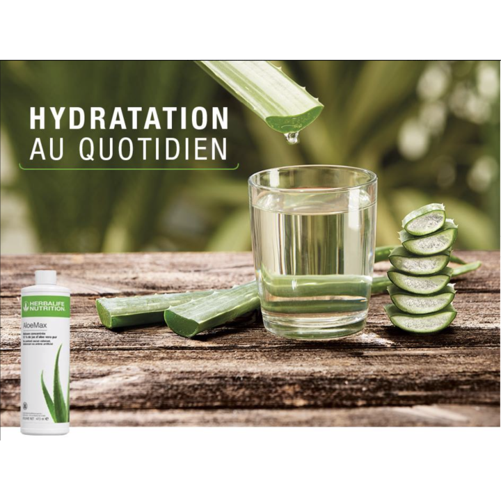 Boisson concentrée à l'Aloe Vera Herbalife avec 97% d'aloe pure