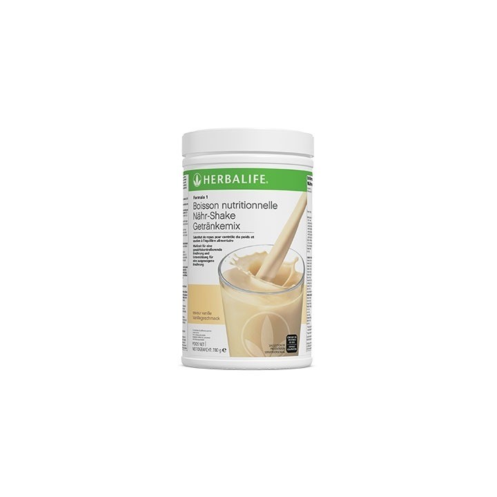 Boisson minceur Formula 1 Herbalife à la Vanille onctueuse de 220 kcal seulement 2 formats économiques. Nouvelle génération 