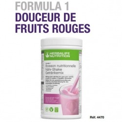 Boisson Formula 1 Herbalife délice de fruits rouges pour stabiliser le poids