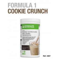 Boisson Formula 1 Herbalife Cookies & Crunch pour stabiliser le poids