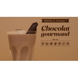 Profitez d'une nutrition équilibrée avec le repas prise de poids Herbalife F1 chocolat gourmand 