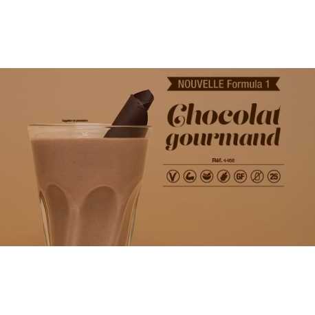 Profitez d'une nutrition équilibrée avec le repas prise de poids Herbalife F1 chocolat gourmand 