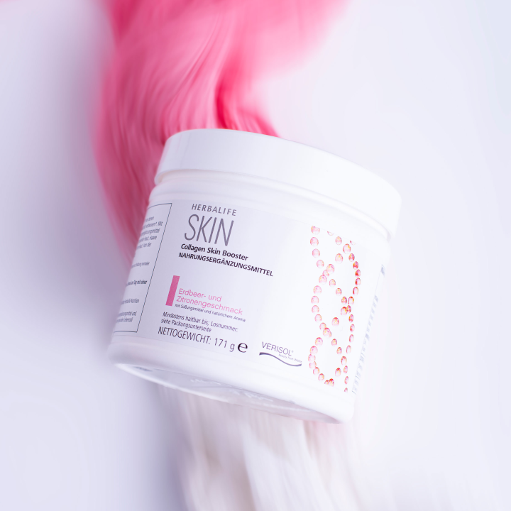 Collagen Skin Booster Herbalife – Boisson au collagène fraise citron