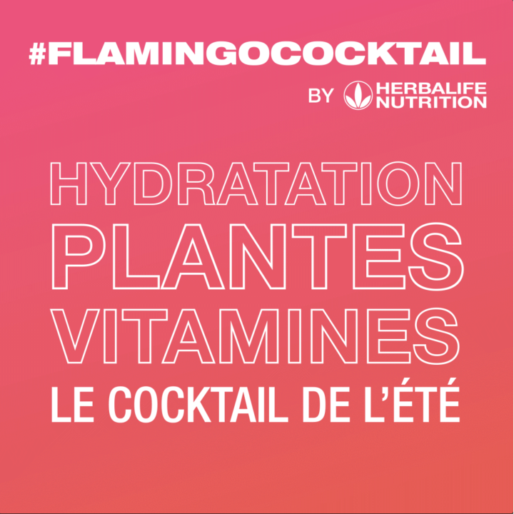 Pack boisson Cocktail de l'été Flamingo original Aloé Herbalife