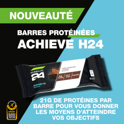 Barres protéinées Achieve H24 Herbalife. Chocolat noir intense