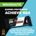 6 barres hyper protéinées Achieve H24 Chocolat noir intense Herbalife