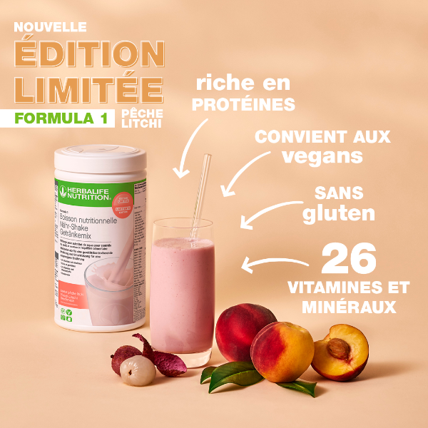 Formula 1 Herbalife pêche lichi 