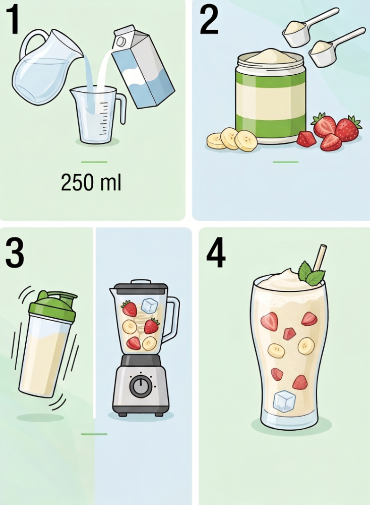 Comment préparer un shake Herbalife
