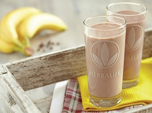 Shake à la protéine Herbalife au chocolat 