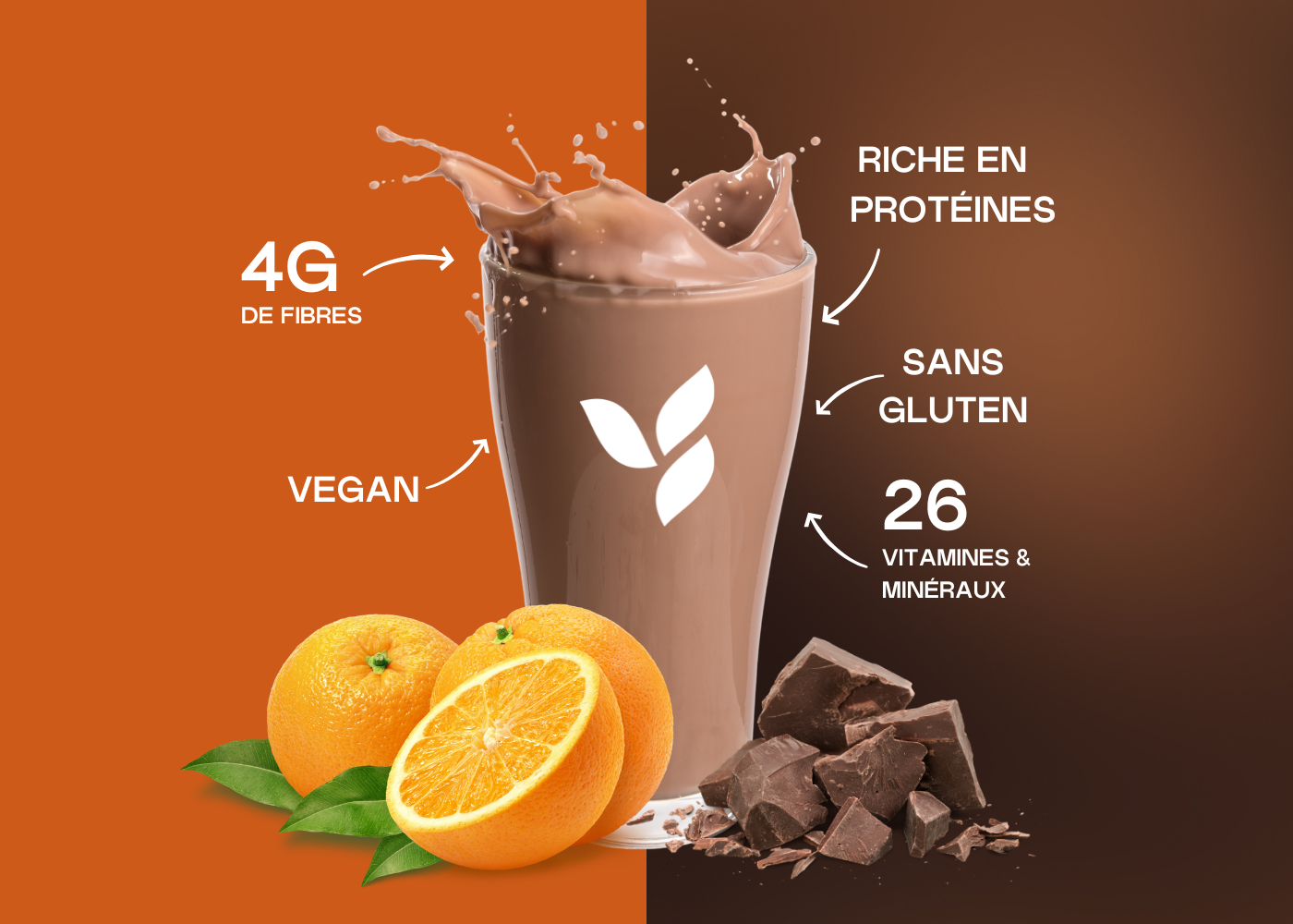 Herbalife Boisson Formula 1 chocolat orange