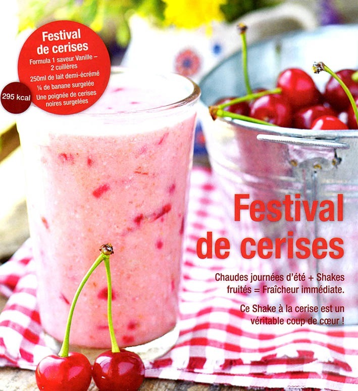 Festival de cerises Shake Formula 1 vanille Herbalife